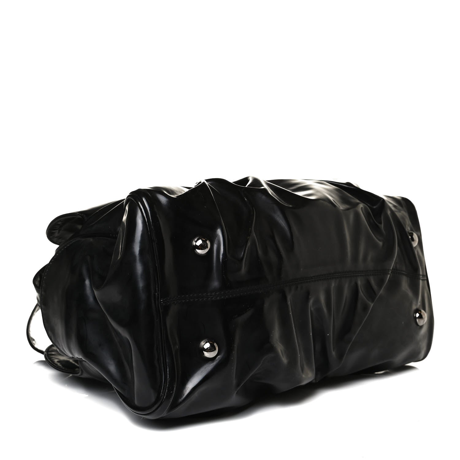 Valentino Garavani Patent Bow Hobo Black 3 of 18