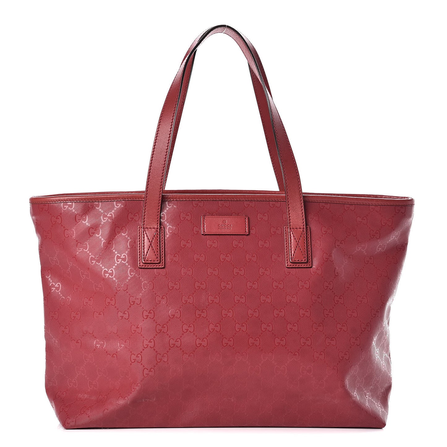 Imprime Monogram Medium Zippered Shopping Tote Rose Blush