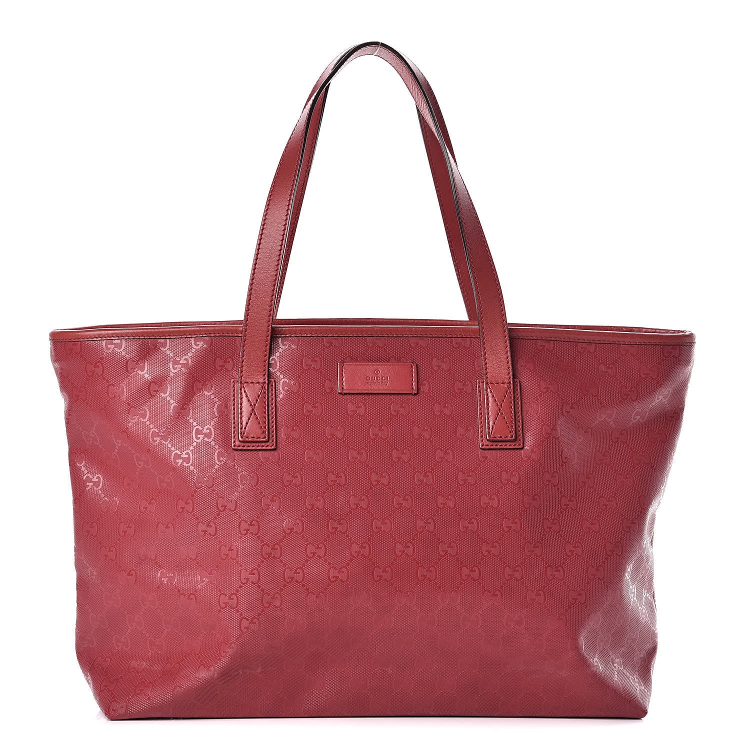 Gucci Imprime Monogram Medium Zippered Shopping Tote Rose Blush 1 of 10