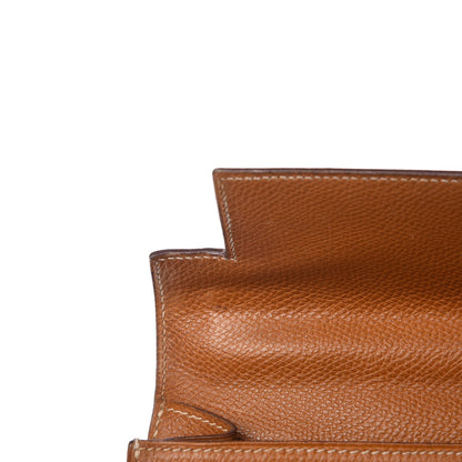 Hermes Courchevel Kelly Sellier 28 Gold 10 of 50