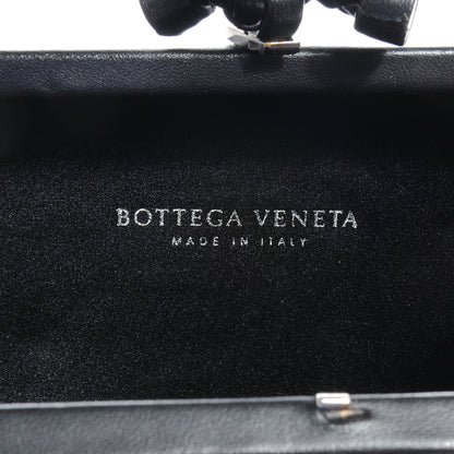 Bottega Veneta Satin Knot Clutch Nero Black 7 of 9