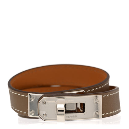 Hermes Swift Kelly Double Tour Bracelet T1 Etoupe 1 of 6