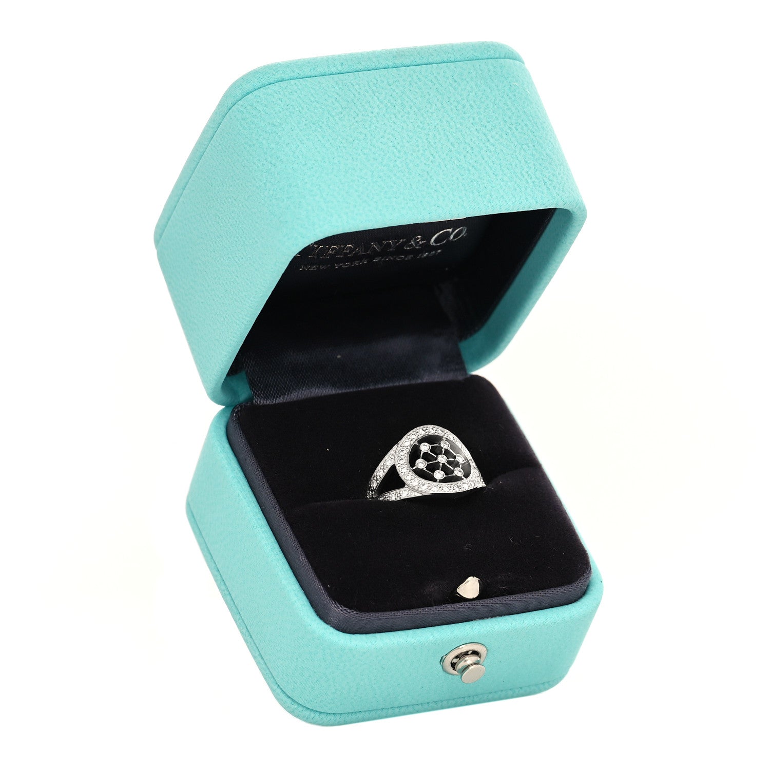Tiffany Platinum Diamond Voile Ring 49 4.75 5 of 5