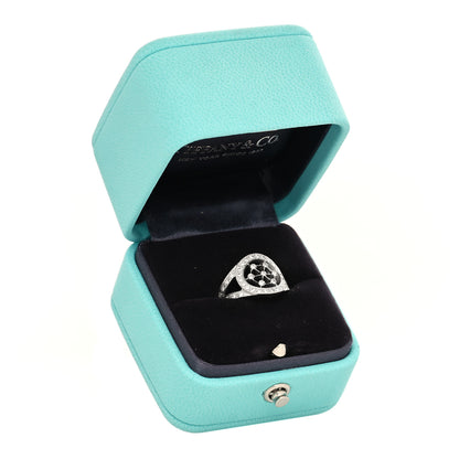 Tiffany Platinum Diamond Voile Ring 49 4.75 5 of 5