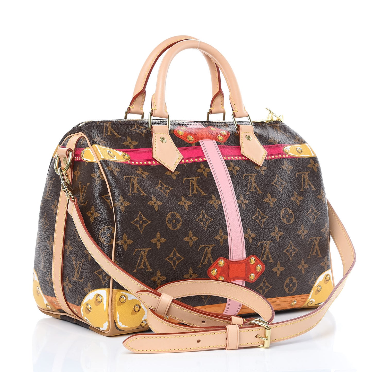 Monogram Summer Trunks Speedy Bandouliere 30