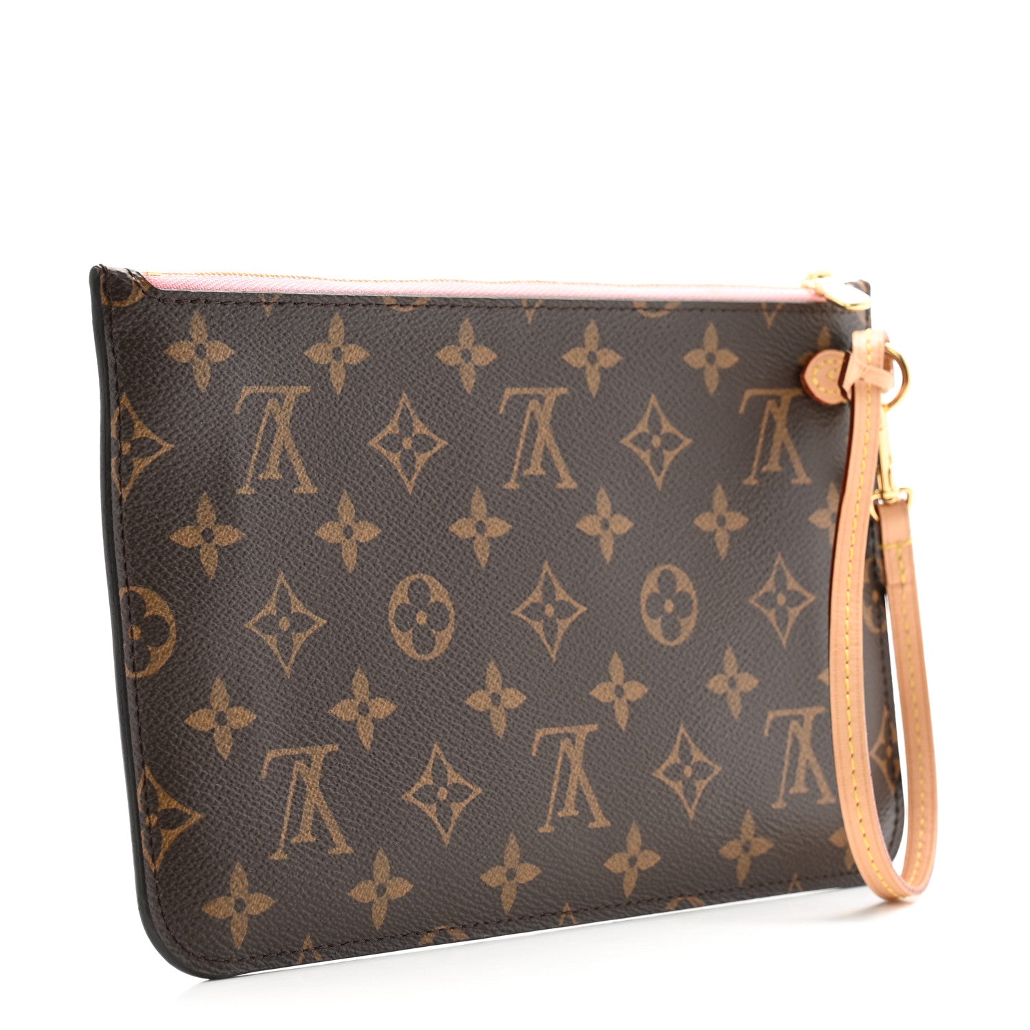 Louis Vuitton Monogram Neverfull MM GM Pochette Rose Ballerine 3 of 8