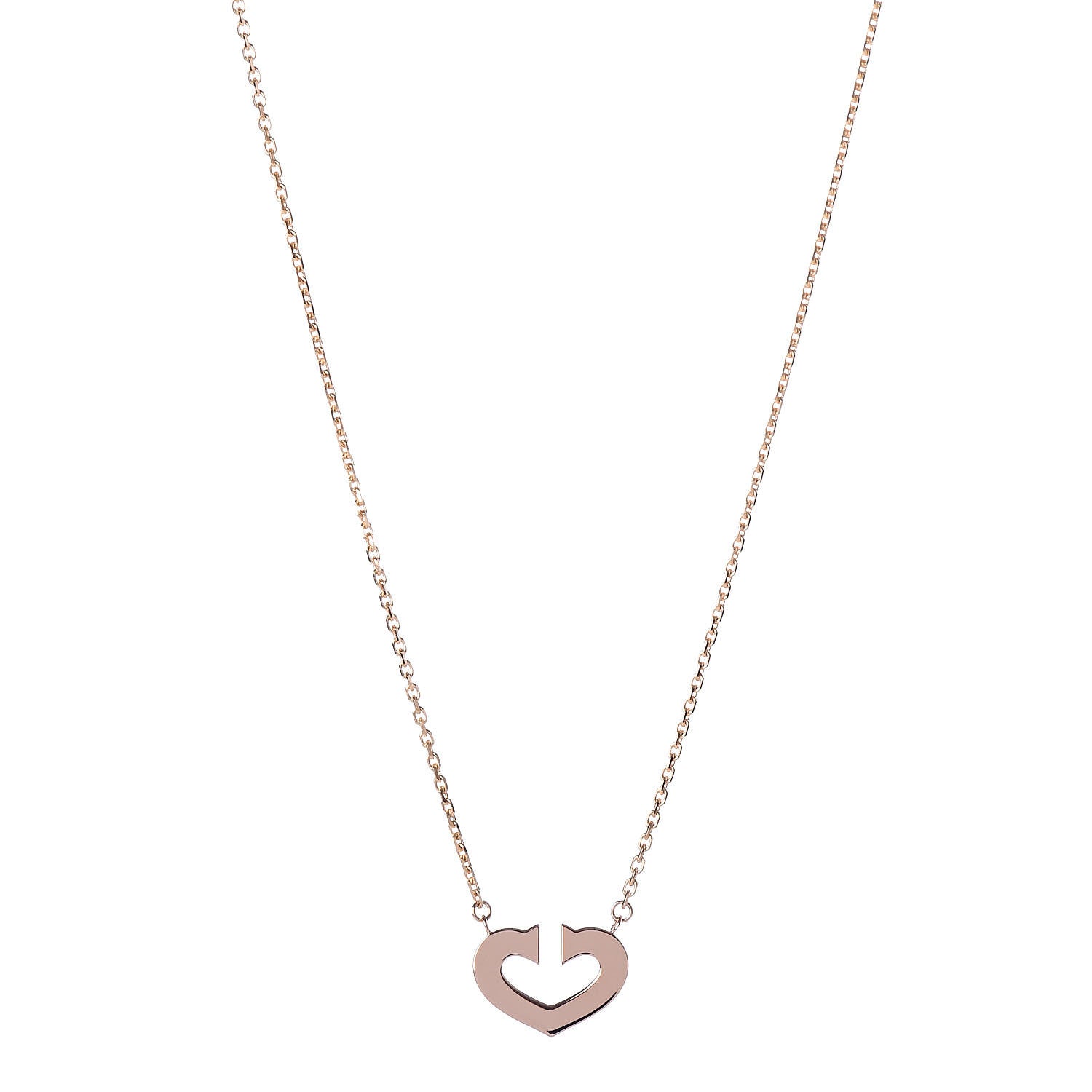 Cartier 18K Pink Gold Medium Hearts and Symbols Necklace 1 of 7
