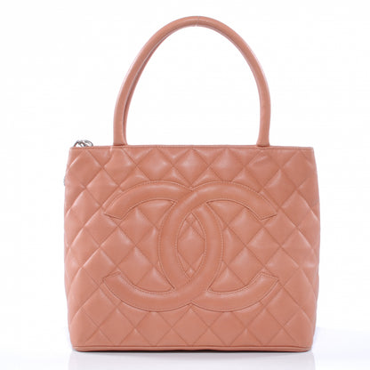 Chanel Caviar Medallion Tote Salmon Pink 1 of 11