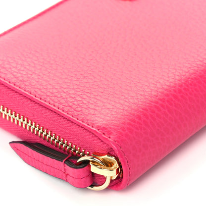 Gucci Dollar Calfskin GG Marmont Zip Around Wallet Box Pink 7 of 10