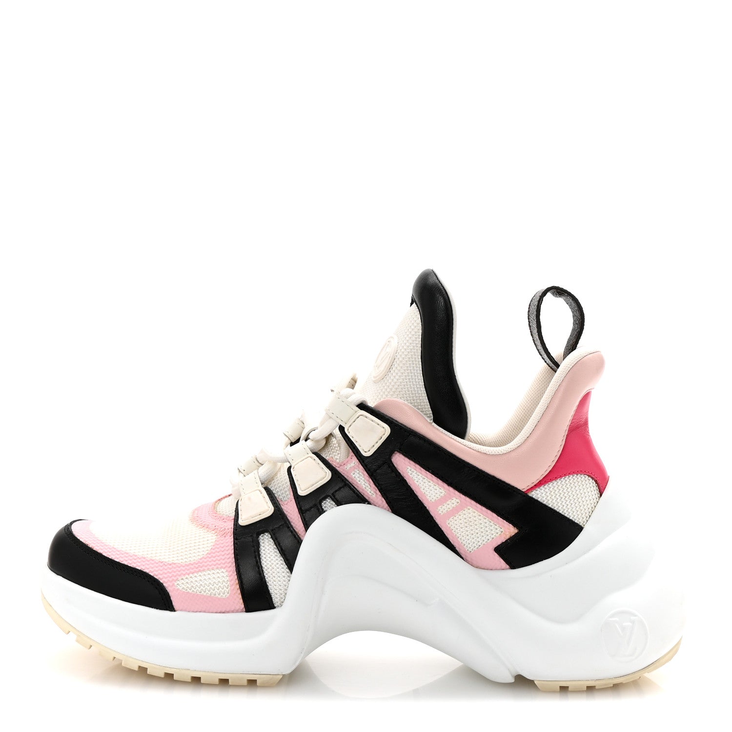 Louis Vuitton Calfskin Technical Nylon LV Archlight Sneaker 38 Rose Clair 1 of 9