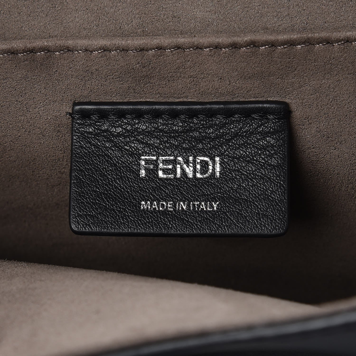 Fendi Vitello Century Opaco F is Fendi Kan I Shoulder Bag Black 8 of 22
