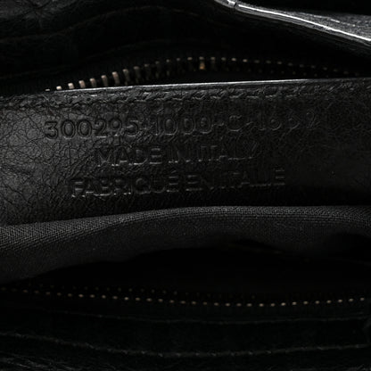 Balenciaga Agneau Classic Silver Hardware Mini City Black 8 of 12