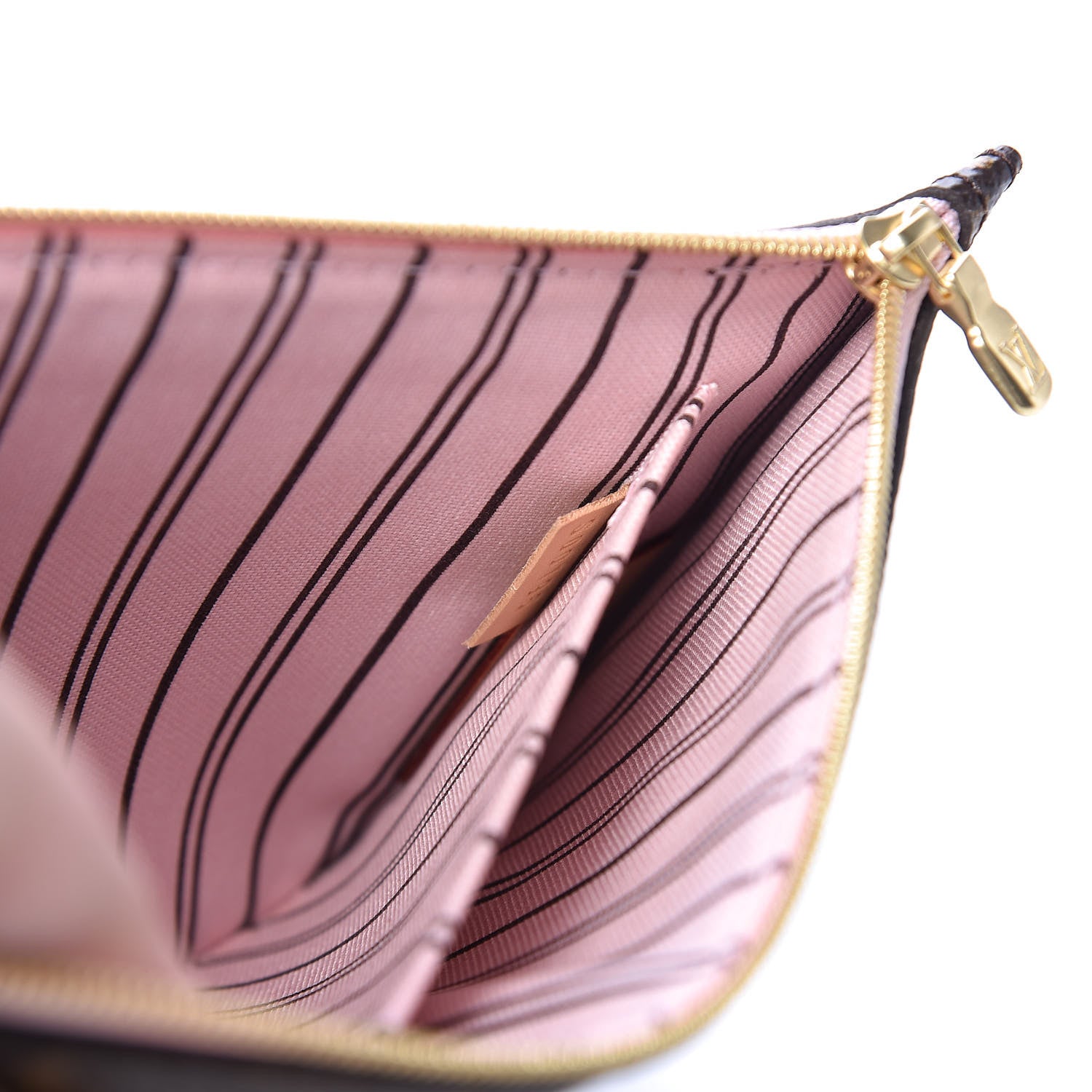 Louis Vuitton Monogram Neverfull MM GM Pochette Rose Ballerine 15 of 16