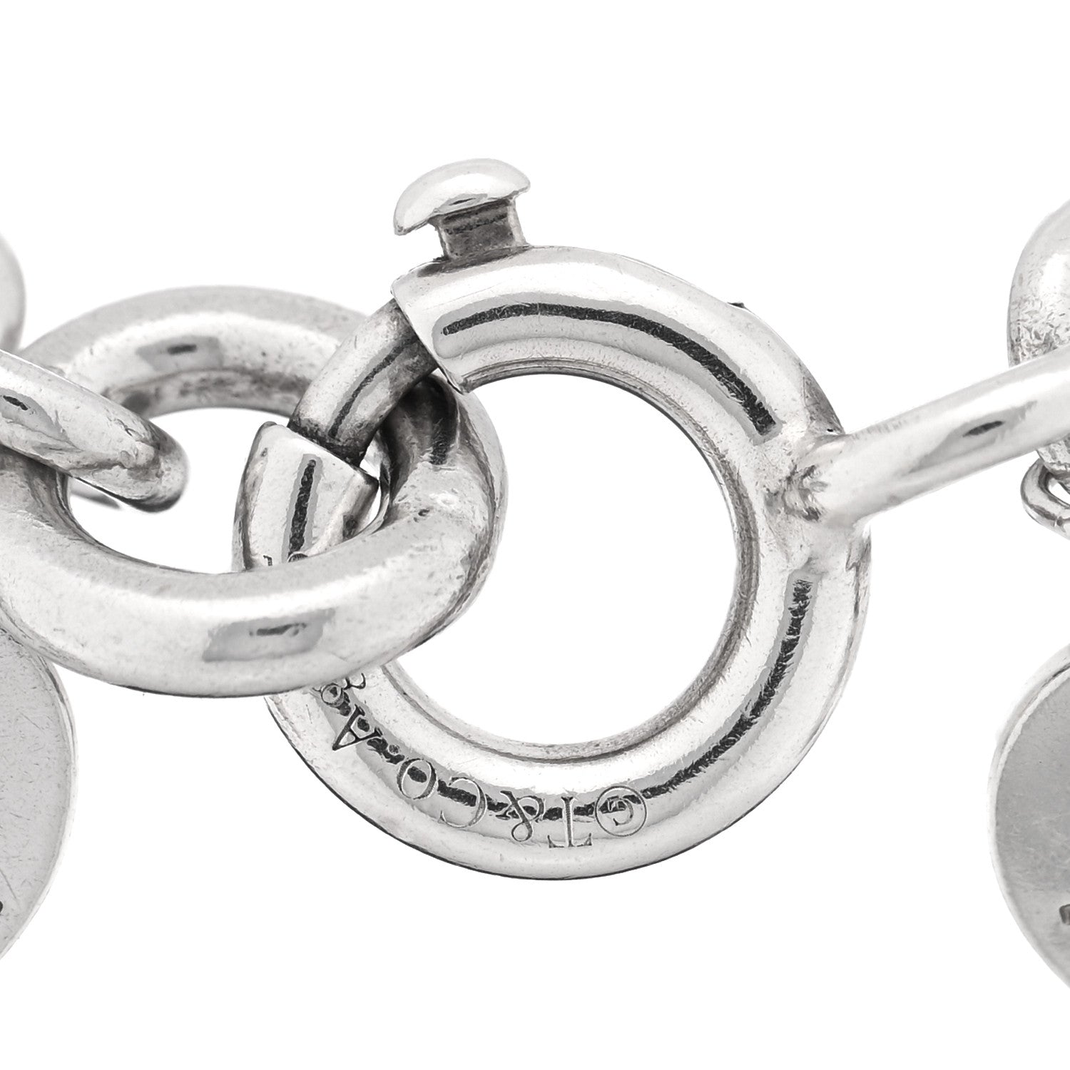 Tiffany Sterling Silver Mini Return to Tiffany Multi Heart Charm Bracelet 3 of 3