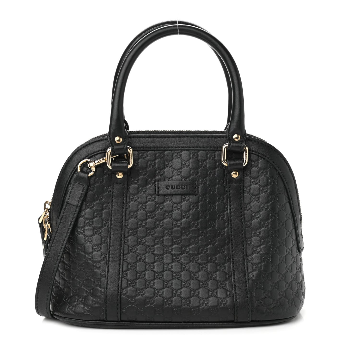Microguccissima Mini Dome Bag Black