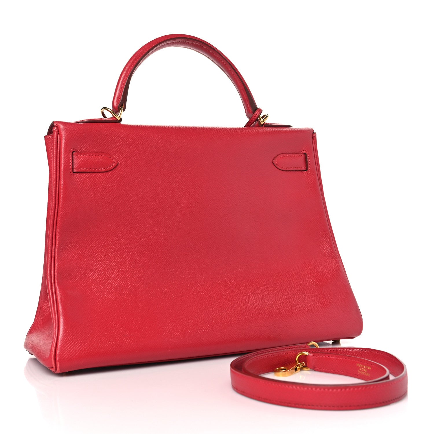 Hermes Courchevel Kelly Retourne 32 Rouge Vif 3 of 9