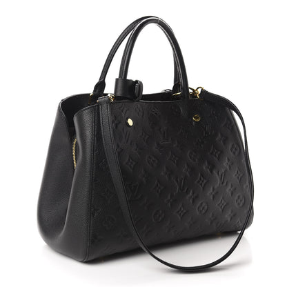 Louis Vuitton Empreinte Montaigne MM Black 3 of 11