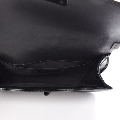 Chanel Caviar Quilted Medium Boy Flap So Black 5 of 13