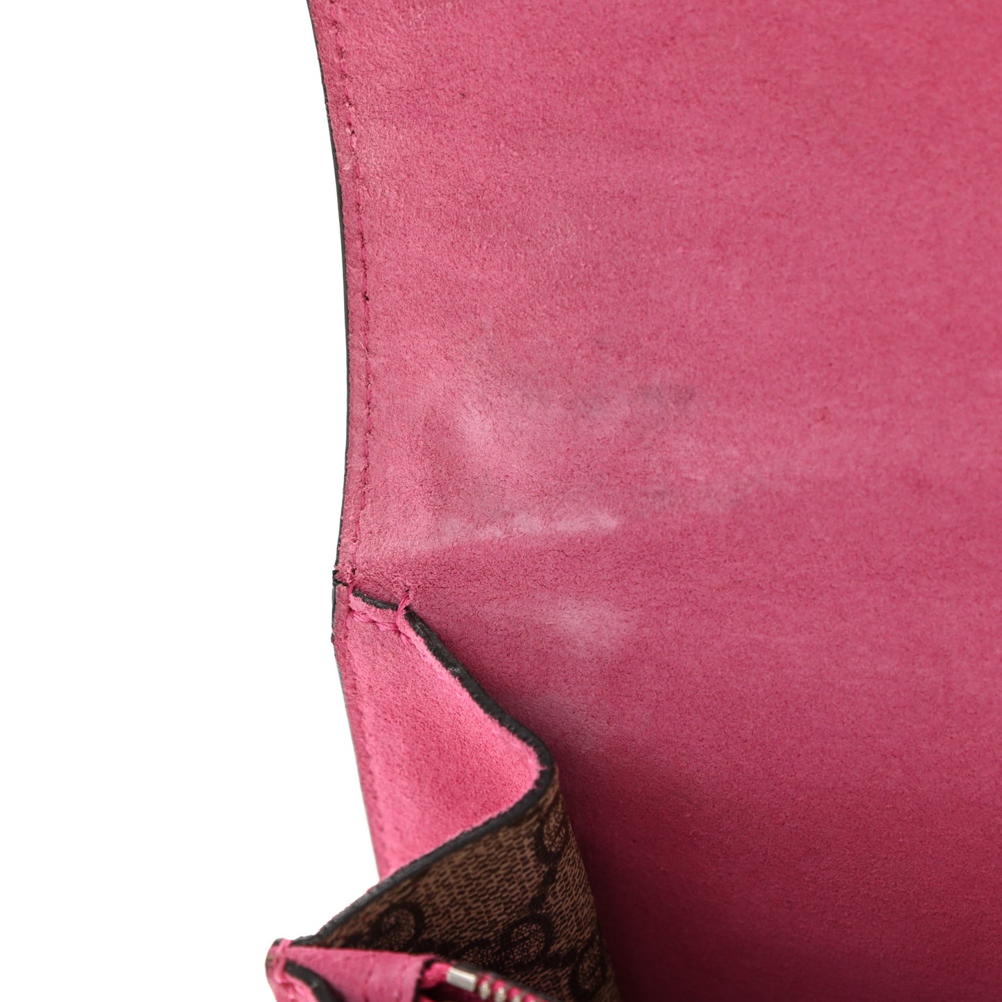GG Supreme Monogram Suede Pierced Heart Embroidered Medium Dionysus Shoulder Bag Beige Ebony Pink Tropical Flower