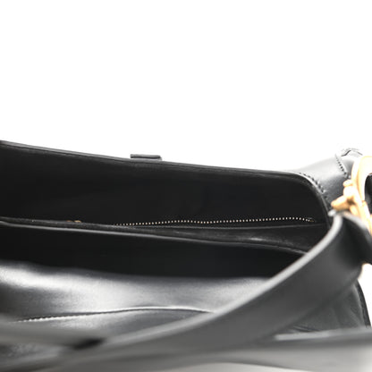 Christian Dior Calfskin Saddle Bag Black 4 of 9
