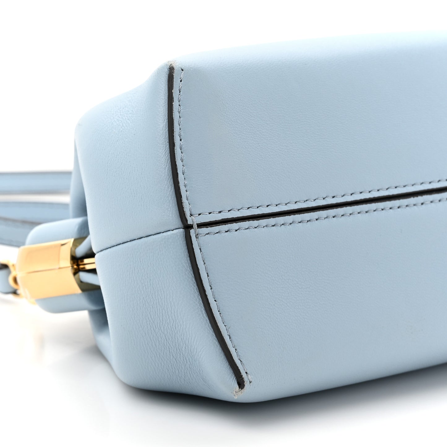 Shiny Nappa Small Fendi First Azzurro Baby