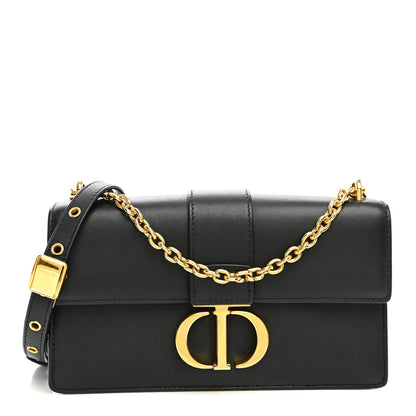 Christian Dior Calfskin 30 Montaigne East West Chain Flap Bag Black 1 of 8