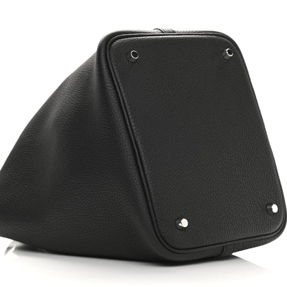 Hermes Taurillon Clemence Picotin Lock 22 MM Black 9 of 11