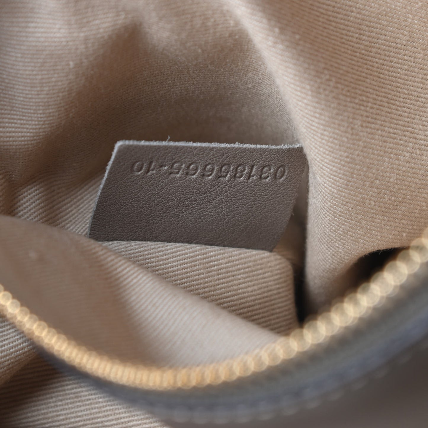 Calfskin Small Faye Day Shoulder Bag Motty Grey