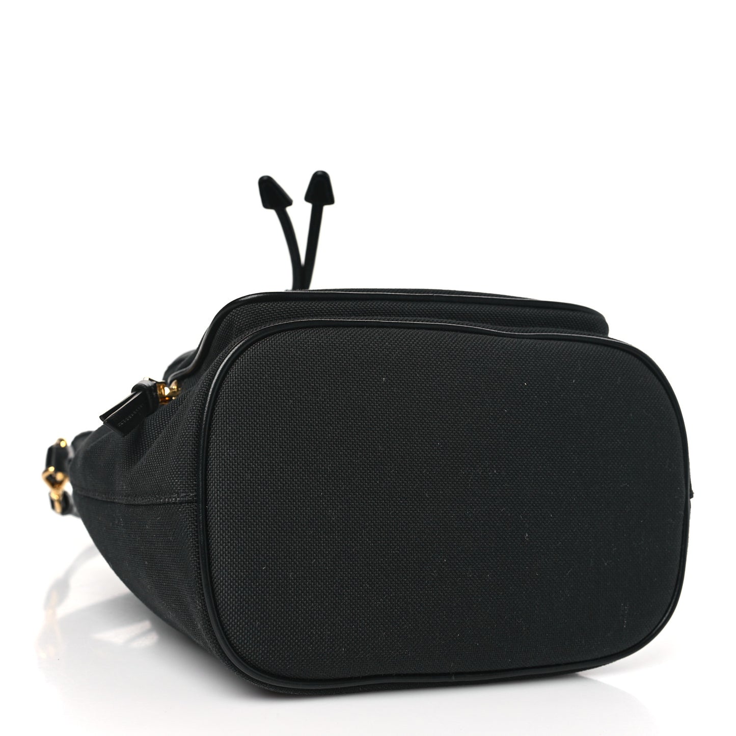 Jacquard Logo Mini Bucket Crossbody Bag Black