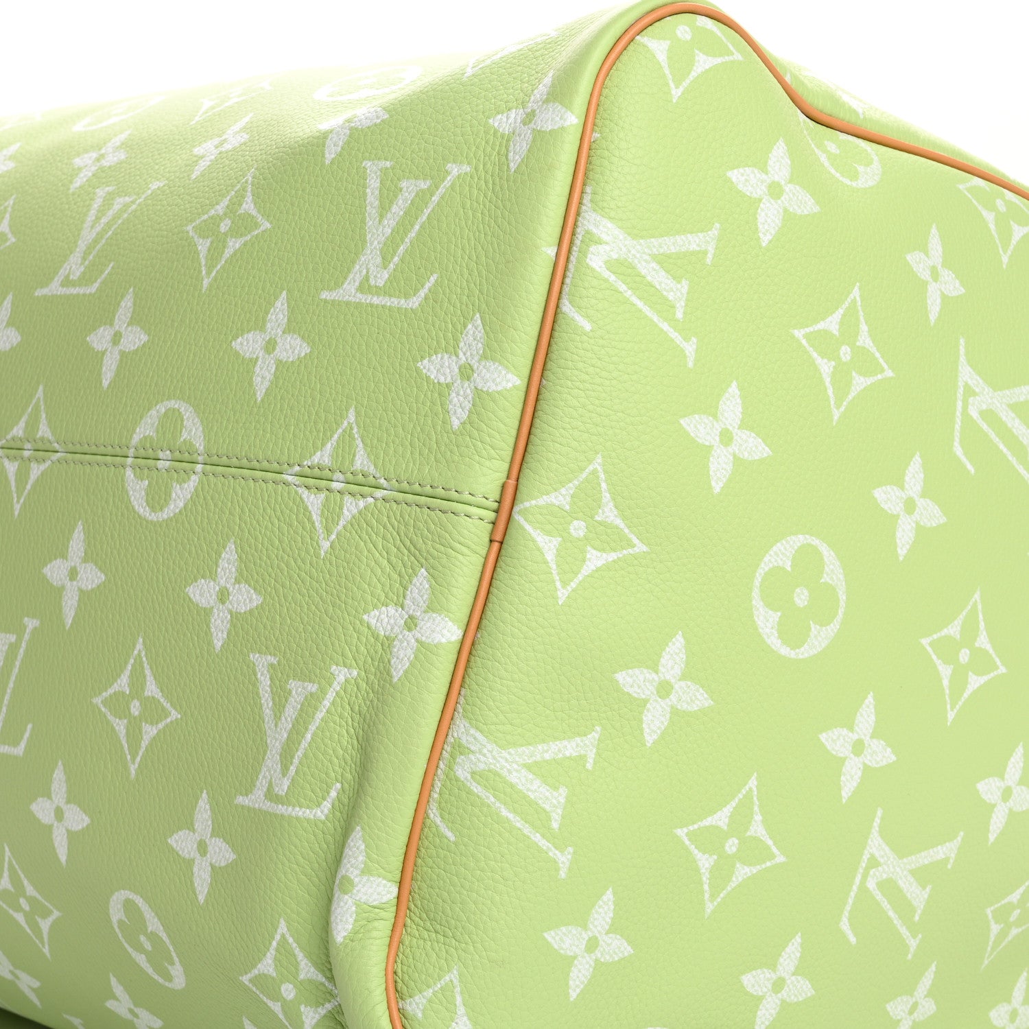 Louis Vuitton Calfskin Monogram Speedy P9 Bandouliere 50 Frozen Lime 10 of 10