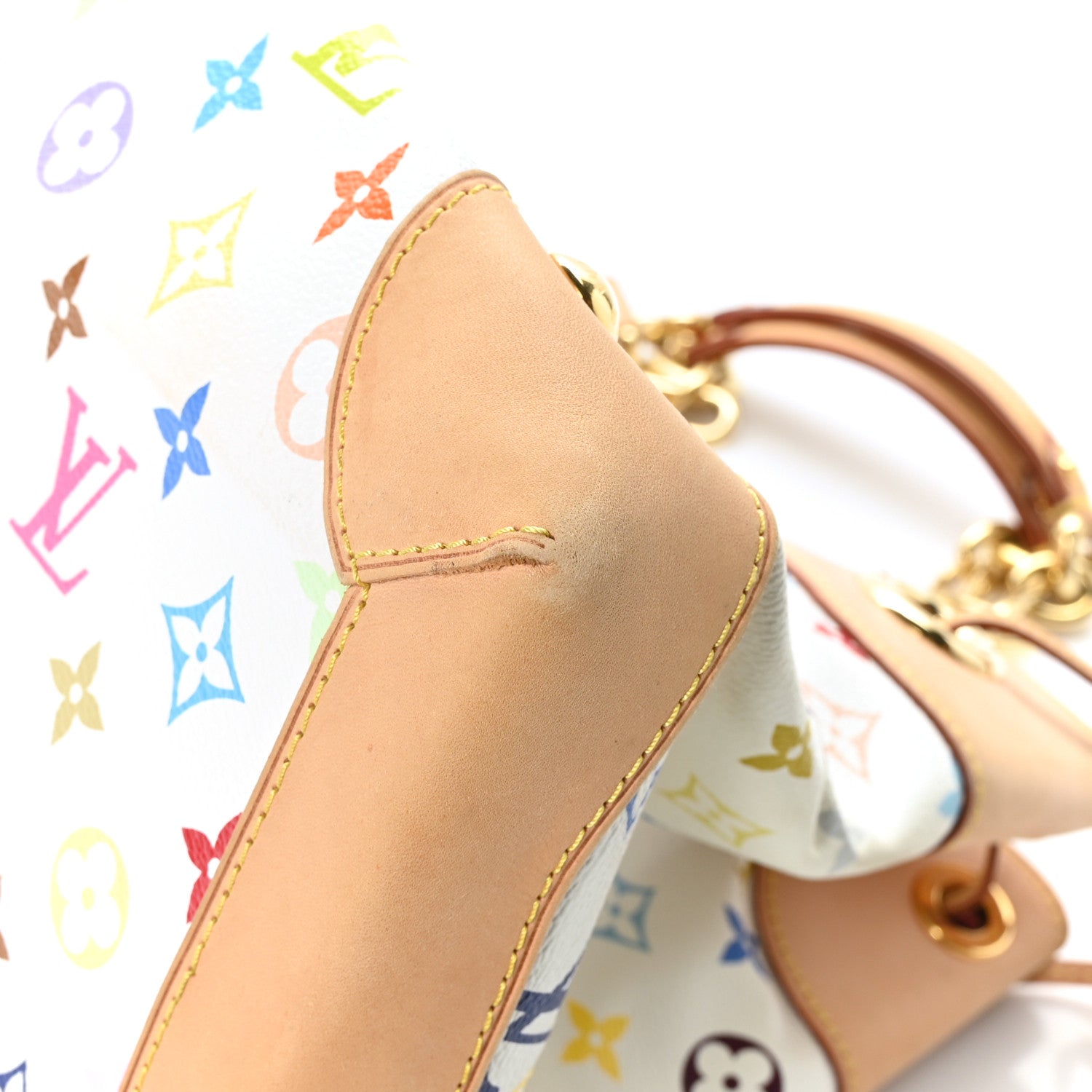 Louis Vuitton Monogram Multicolor Ursula White 8 of 12