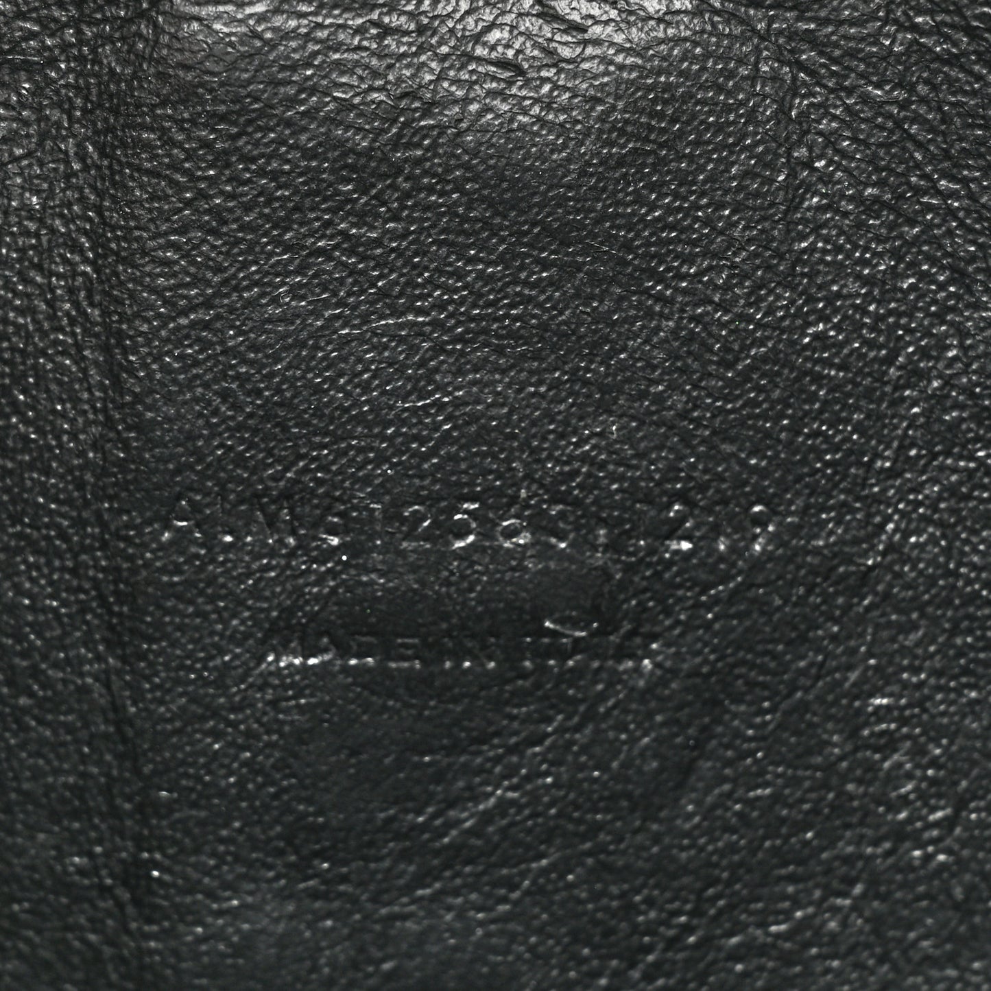 Calfskin Crocodile Embossed Monogram Mini Lou Camera Bag Black