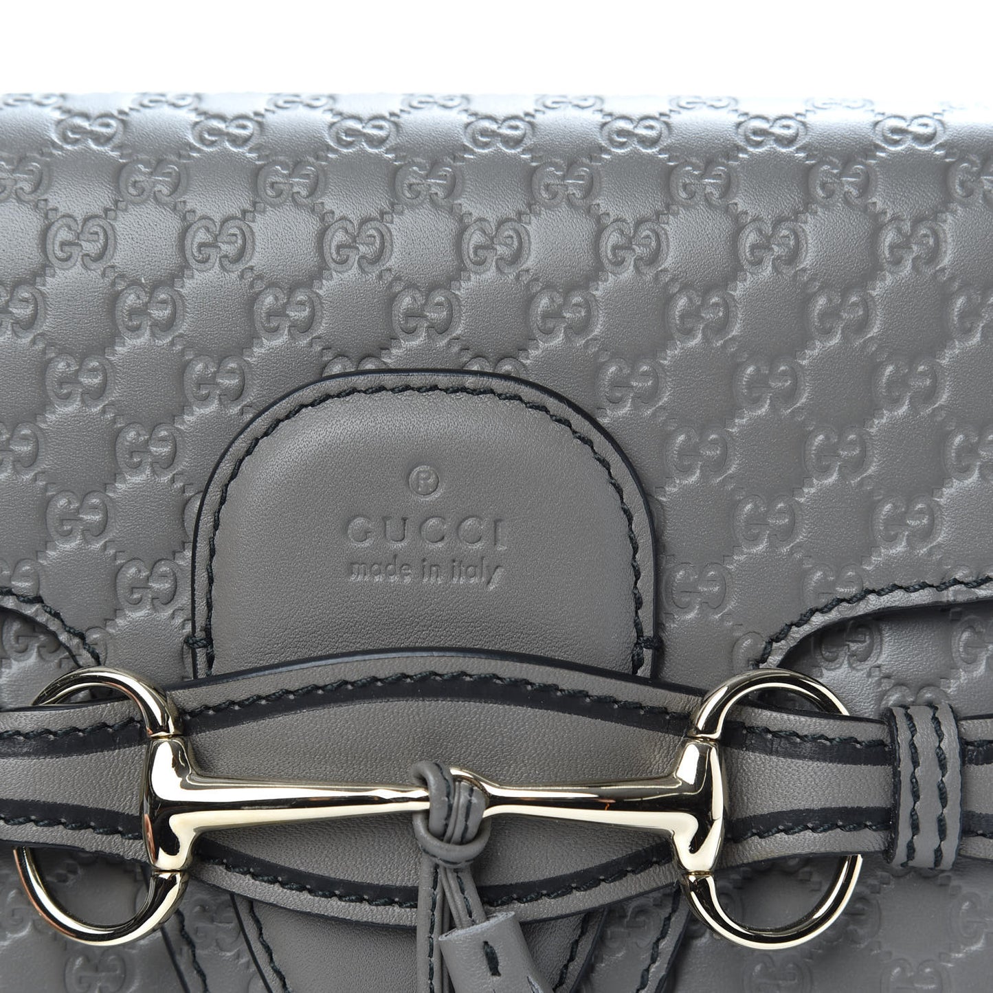 Soft Microguccissima Medium Emily Chain Shoulder Bag Loess