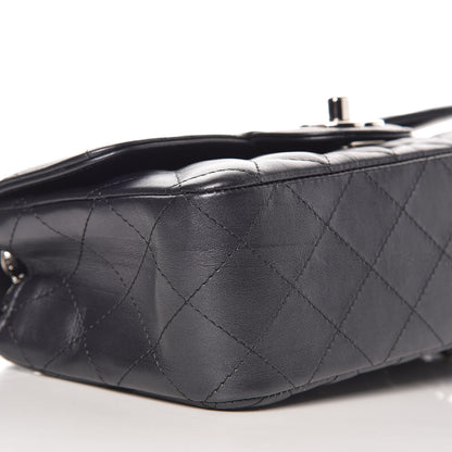 Chanel Iridescent Calfskin Quilted Mini Rectangular Flap Charcoal 5 of 11