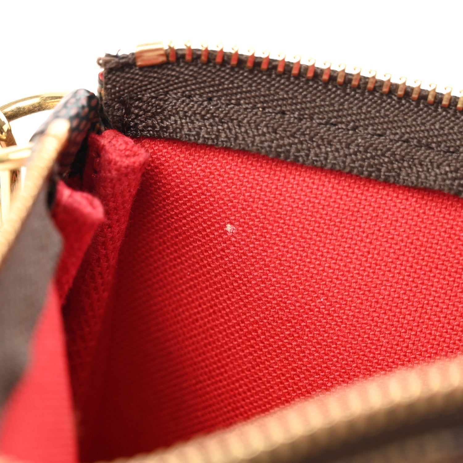 Louis Vuitton Damier Ebene Mini Pochette Accessories 8 of 9