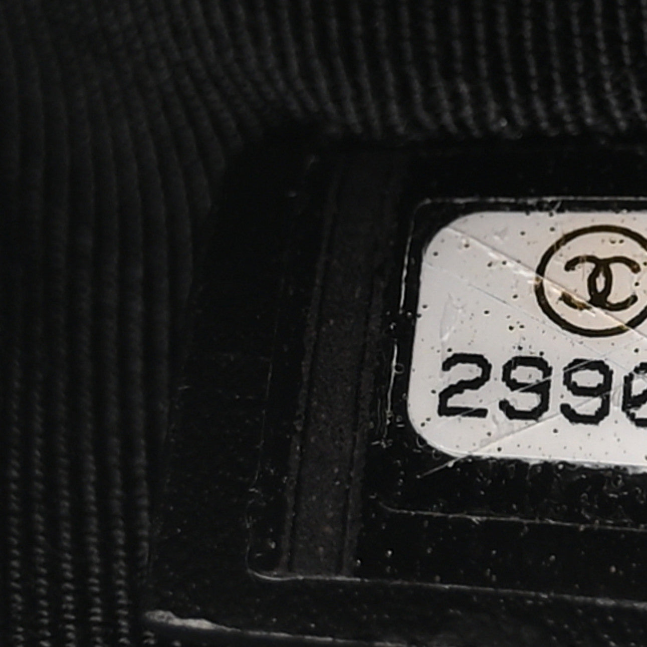 Chanel Tweed Quilted Medium Cosmetic Pouch Black Ecru White 7 of 7