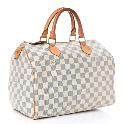 Louis Vuitton Damier Azur Speedy 30 3 of 18