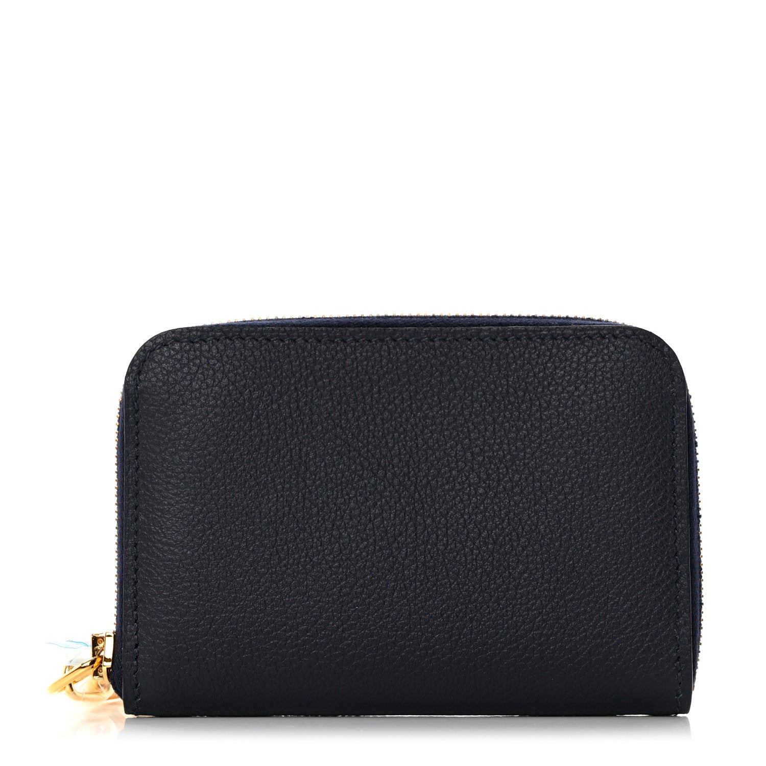 Hermes Evercolor Zipengo Card Holder Bleu Nuit 1 of 7