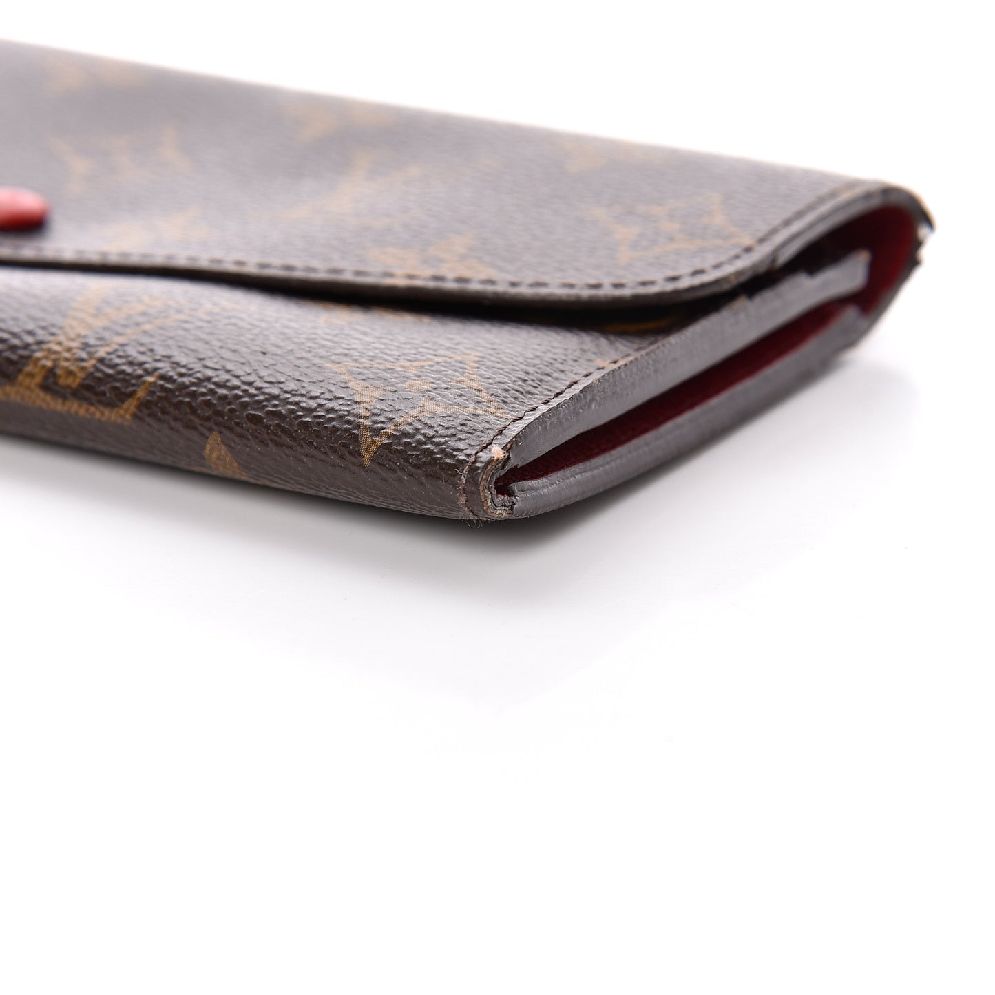Monogram Emilie Wallet Red