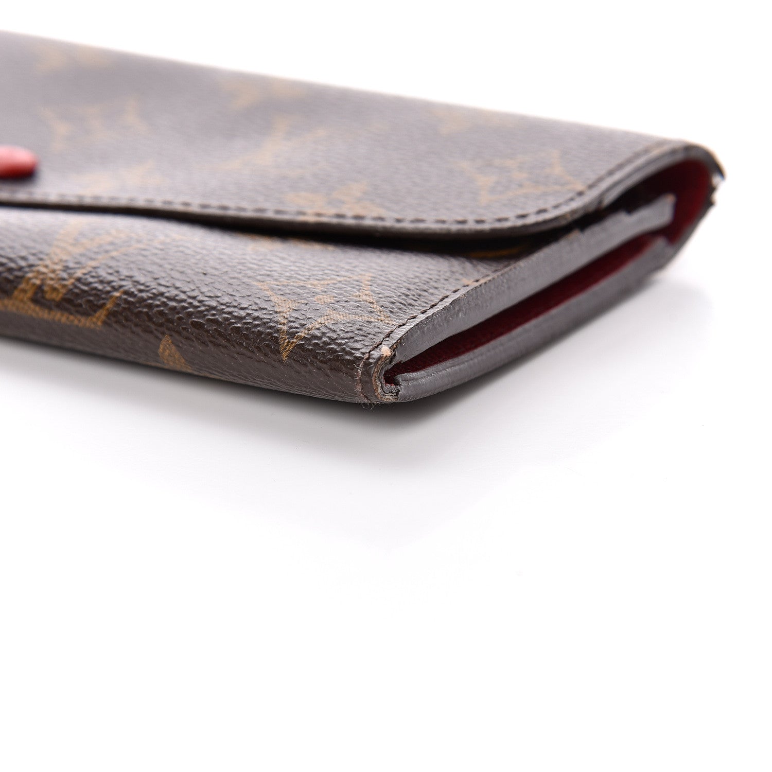Louis Vuitton Monogram Emilie Wallet Red 11 of 13