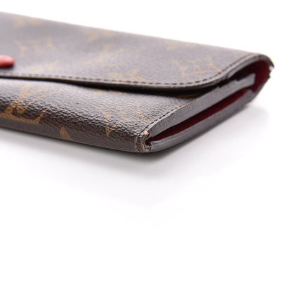 Louis Vuitton Monogram Emilie Wallet Red 11 of 13