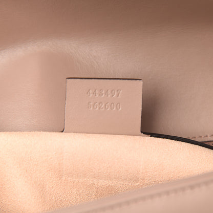Gucci Calfskin Matelasse Small GG Marmont Shoulder Bag Porcelain Rose 6 of 9