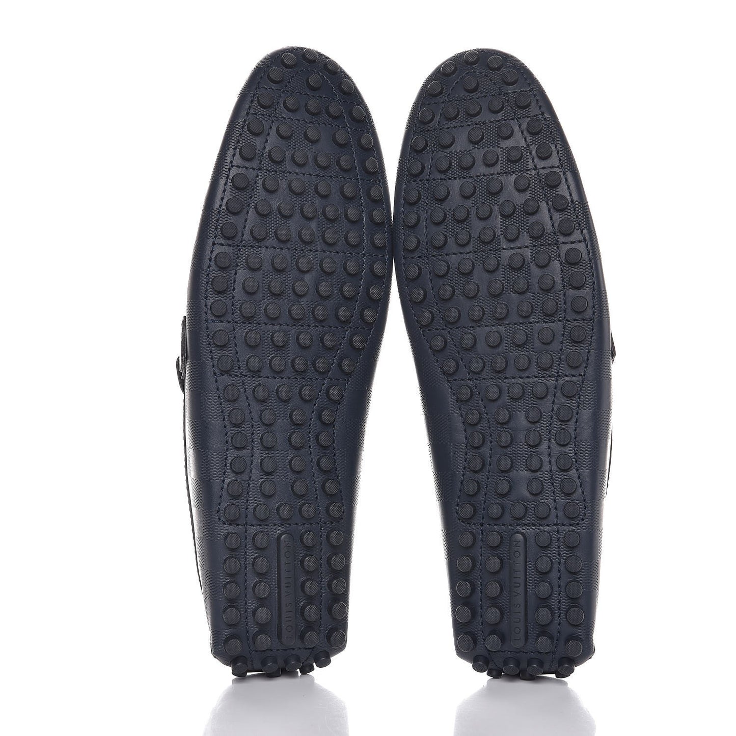 Men's Damier Infini Hockenheim Moccasin Loafers 13 Cosmos