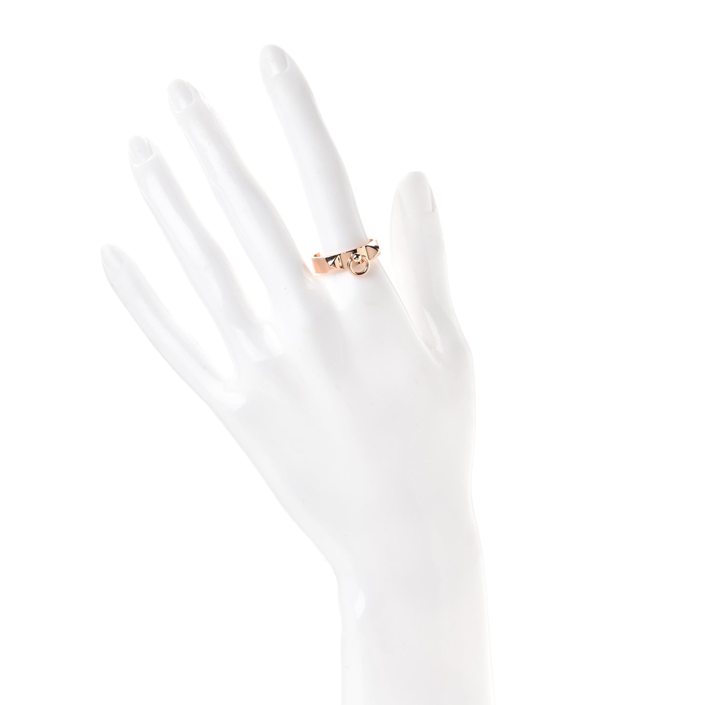 18K Rose Gold PM Collier De Chien Ring 56 7.5