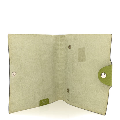 Hermes Togo Ulysse PM Notebook Cover Vert Anis 5 of 8