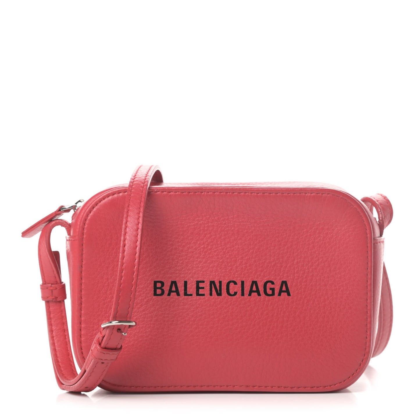 Calfskin Logo XS Everyday Camera Bag Rouge Lantern Black