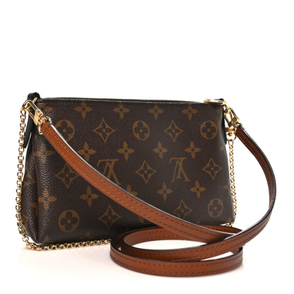 Louis Vuitton Monogram Pallas Clutch Black 2 of 9