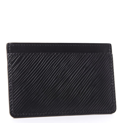 Louis Vuitton Epi Flower Remix Card Holder Black 3 of 6
