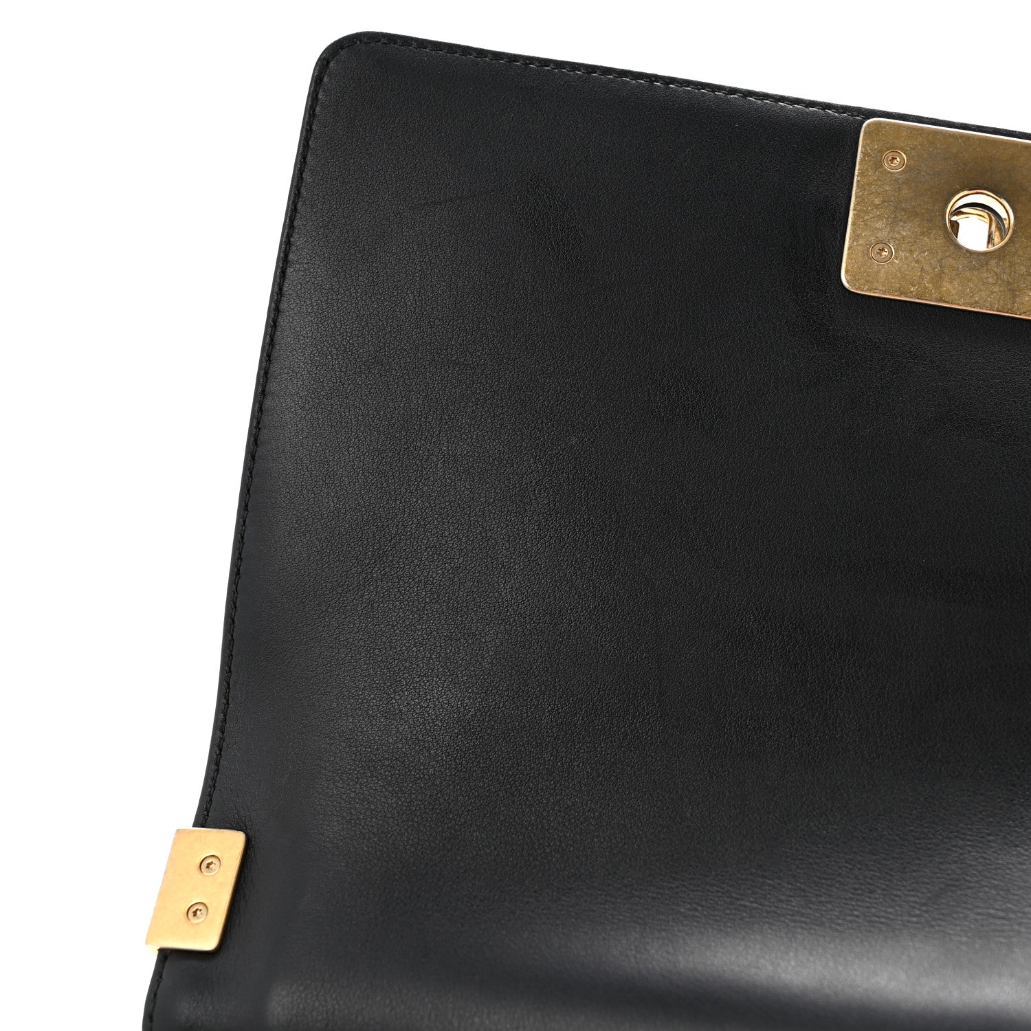 Chanel Lambskin Quilted Medium Boy Flap Black 11 of 13