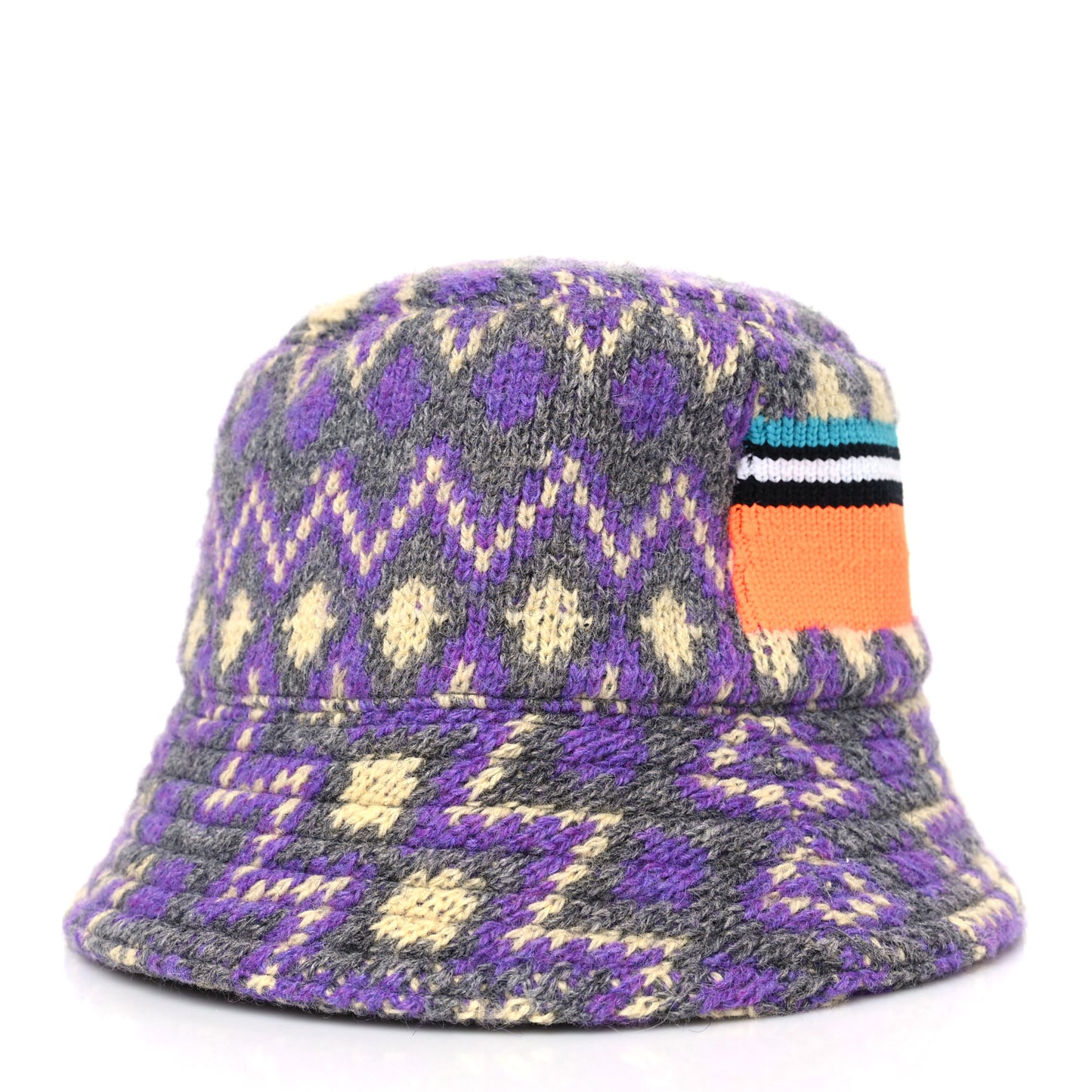 Shetland Chevron Racing Logo Womens Bucket Hat S Grigio